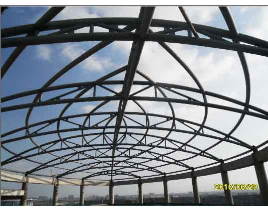 长治中煤朔州宾馆管桁架工程